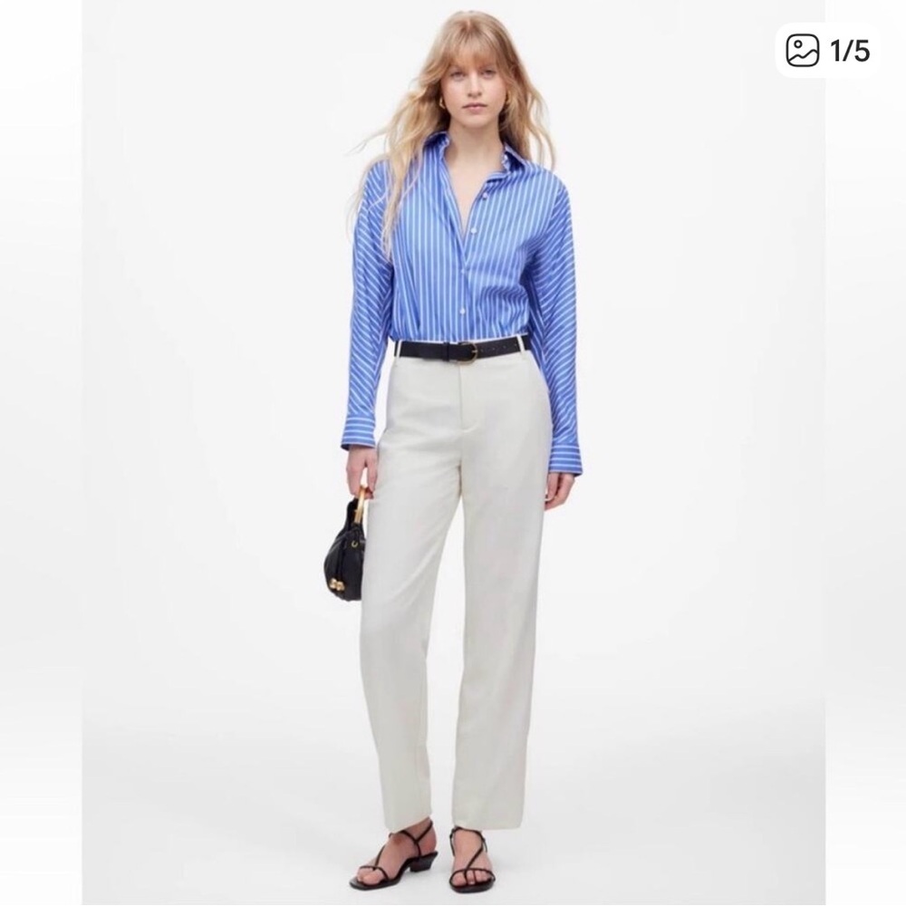 Madewell Slouchy Straight Pants